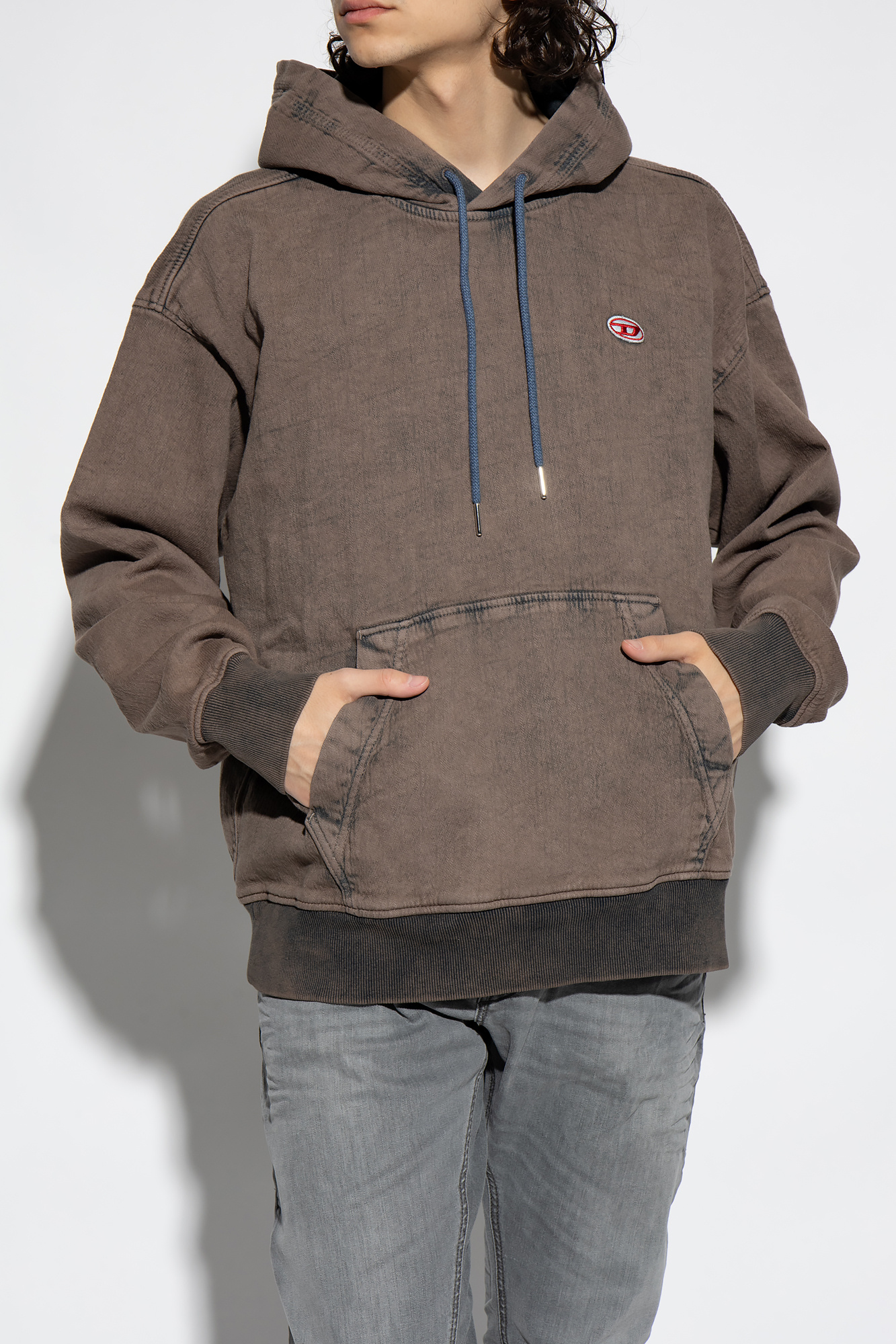 Brown 'D-UM-RIB-NE' hoodie Diesel - Vitkac Canada